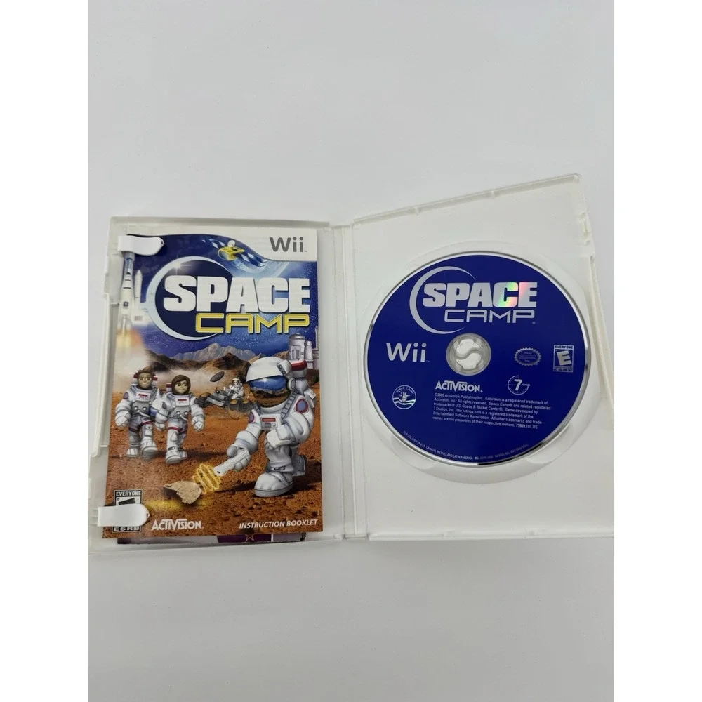 Space‎ Camp Nintendo Wii Activision With Manual CIB